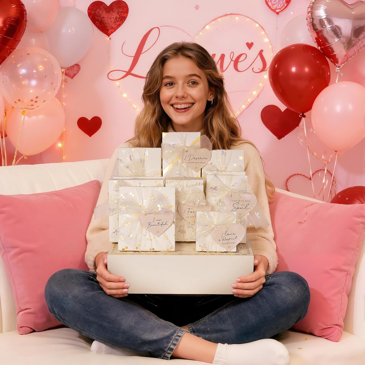 Teen Girl Gifts Trendy Stuff Set - 10 Pcs Birthday Gift Basket for Teenage