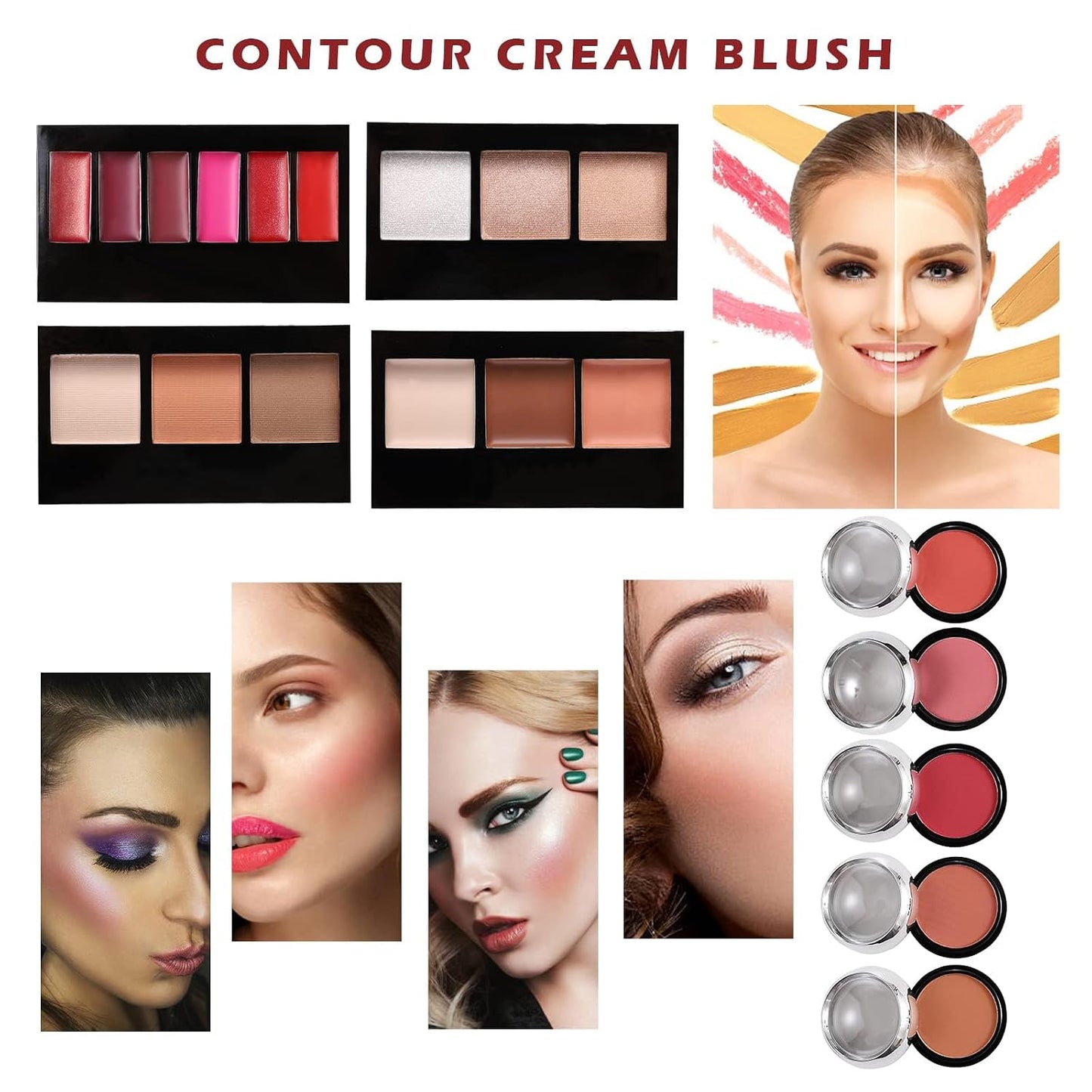 Ultimate Makeup Collection, 106 Piece All in One Makeup Kit
